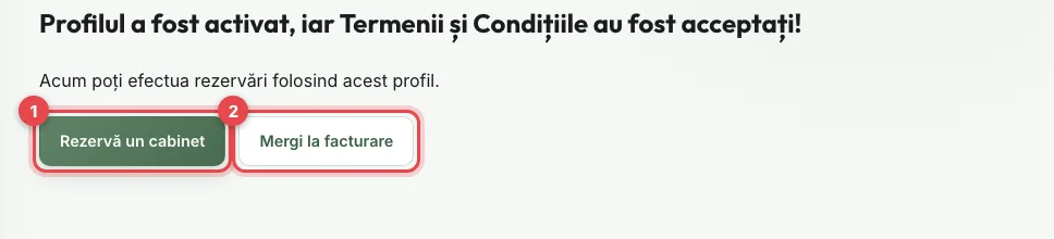 Profilul a fost activat