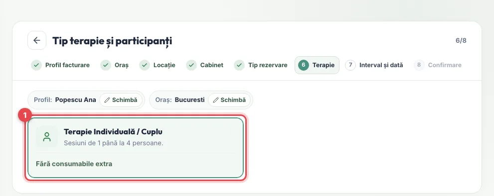 Alegerea tipului de terapie